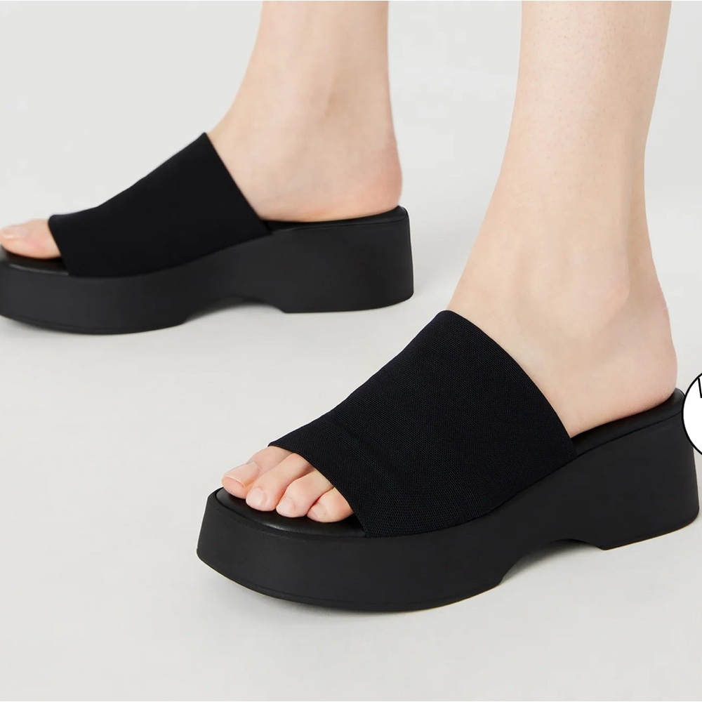 Steve Madden Black Women's Slide Sandals